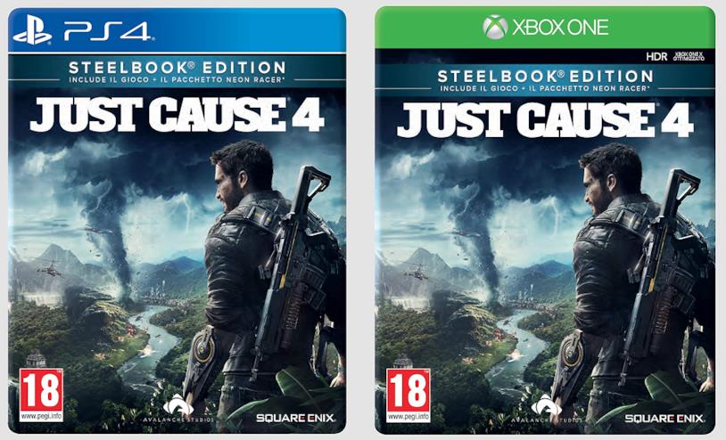 Just Cause 4 - Steelbook Edition per PS4 e Xbox One in offerta per l'Amazon Prime Day Just Cause 4 - Steelbook Edition per PS4 e Xbox One