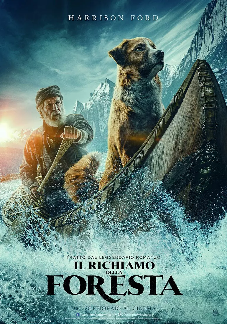 Il richiamo della foresta: locandina Il poster italiano de Il Richiamo della Foresta