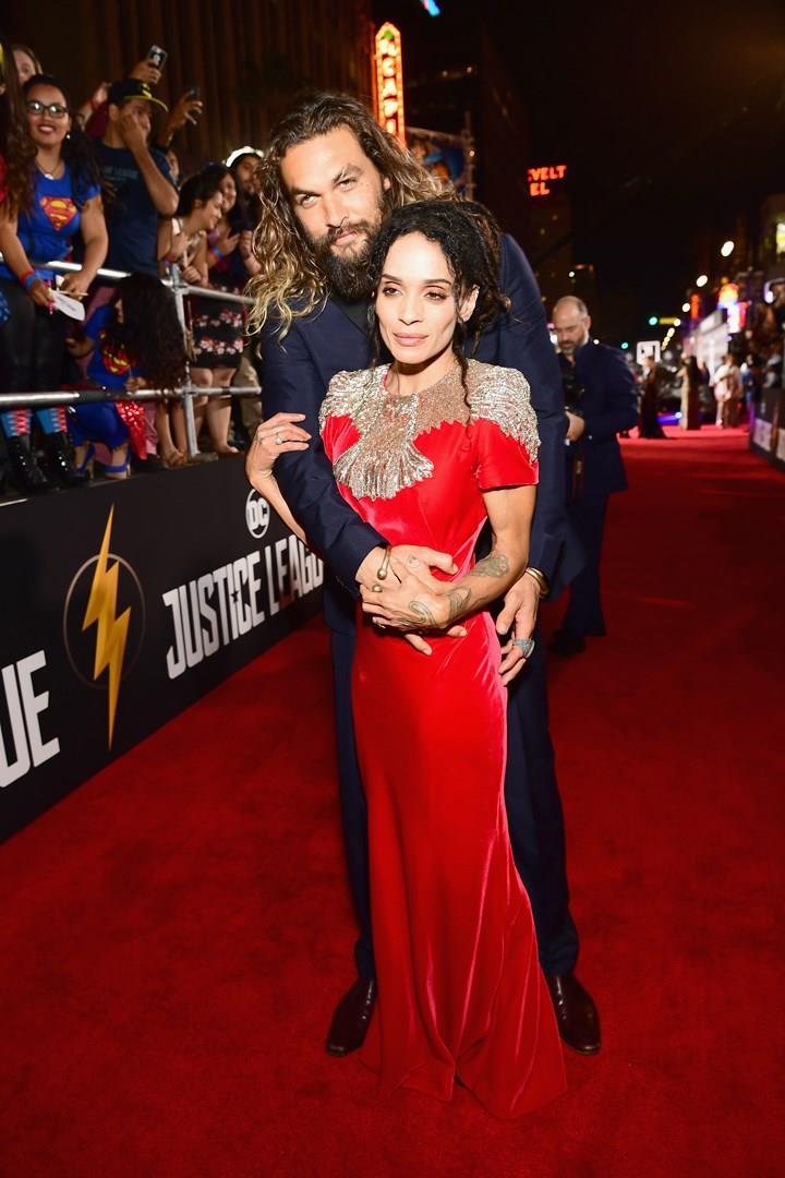 Lisa Bonet con il marito Jason Momoa Lisa Bonet