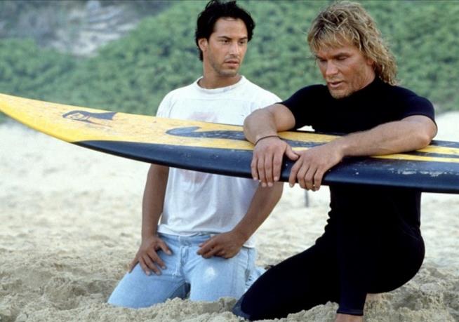 Le frasi e le scene più famose di Point Break Keanu Reeves e Patrick Swayze in Point Break