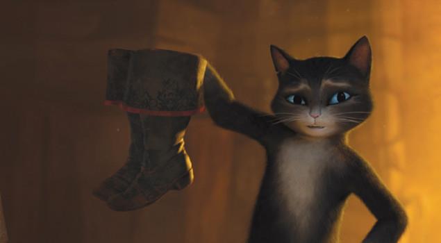 Kitty Zampe di Velluto Kitty Zampe di Velluto, con gli stivali del protagonista