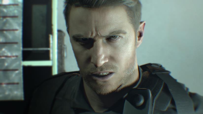Resident Evil 7, Chris Redfield sarà il protagonista del DLC gratuito Not A Hero Un primo piano di Chris Redfield in Resident Evil 7