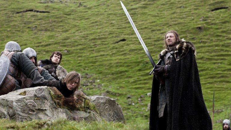 Ned Stark in Got 1 in 4K La scena della decapitazione in GoT 1