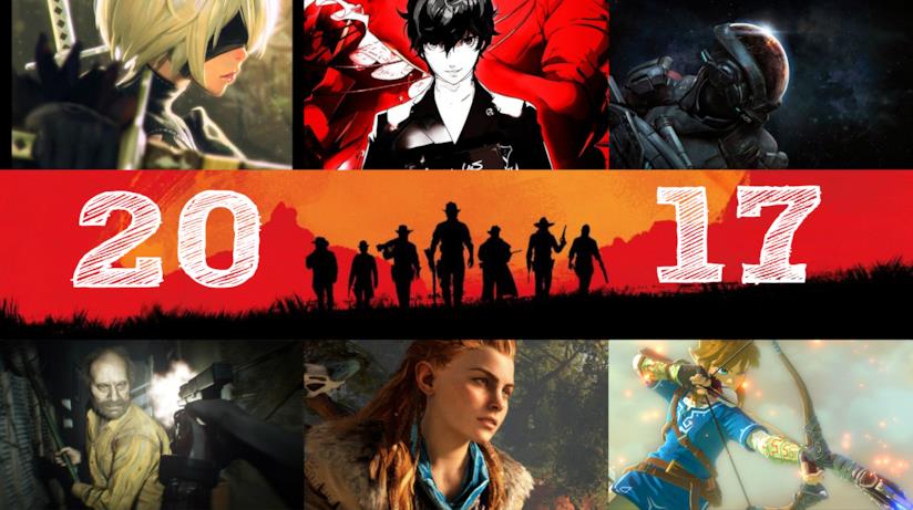 I videogiochi migliori da comprare nel 2017 I volti di alcuni dei personaggi dei migliori videogame del 2017