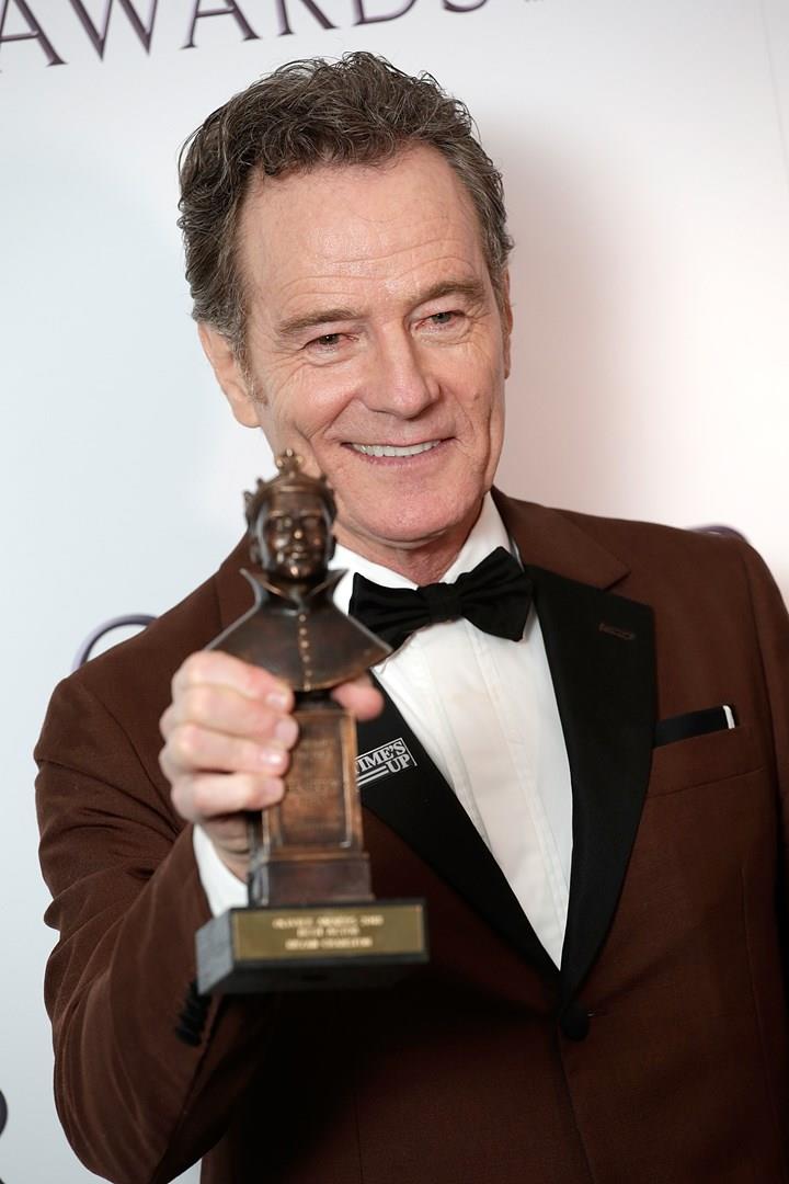 Bryan Cranston durante la cerimonia degli Olivier Awards Bryan Cranston, volto noto di Malcolm