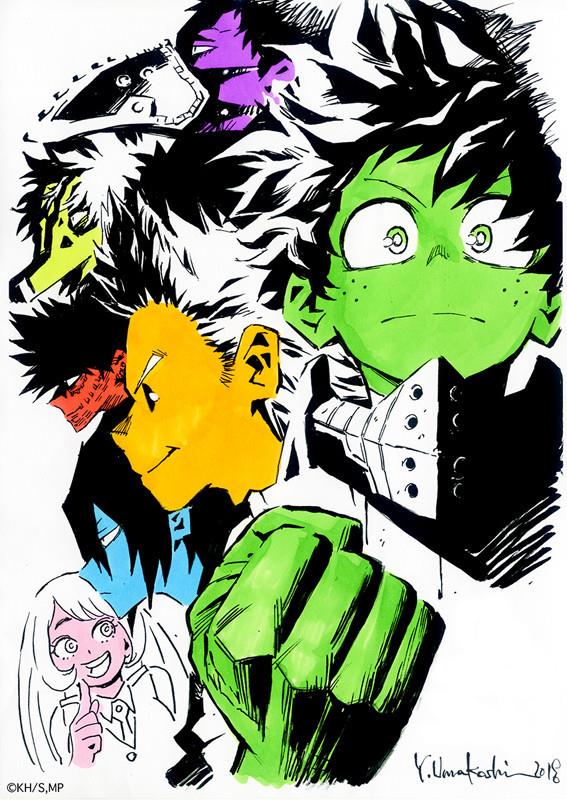 My Hero Academia il disegno di Umakoshi My Hero Academia art