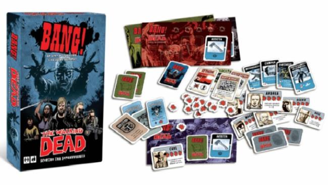 I cinque migliori gioco da tavolo a tema zombie per divertirsi durante le serate estive L'edizione di BANG! dedicata a Waliking Dead