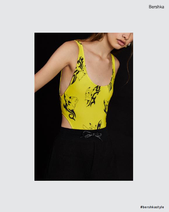 Body Bershka Pokémon Il body di Berhska a tema Pokémon