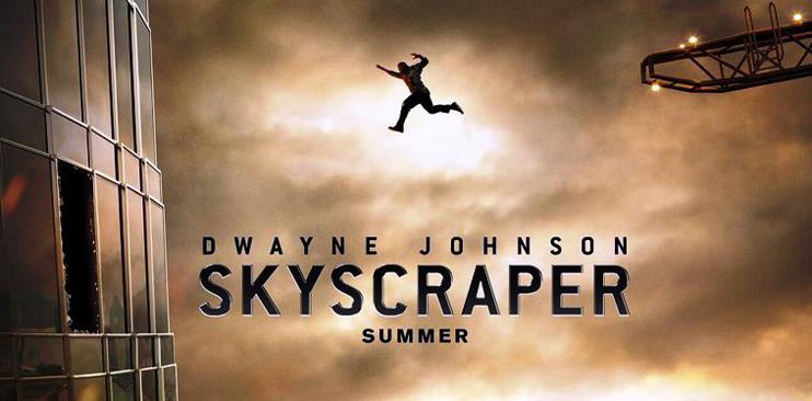 Skyscraper Skyscraper, il salto di Dwayne Johnson