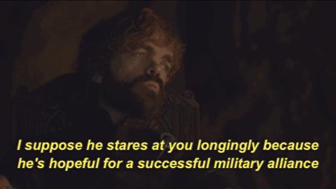 Tyrion Tyrion dà consigli d'amore a Dany