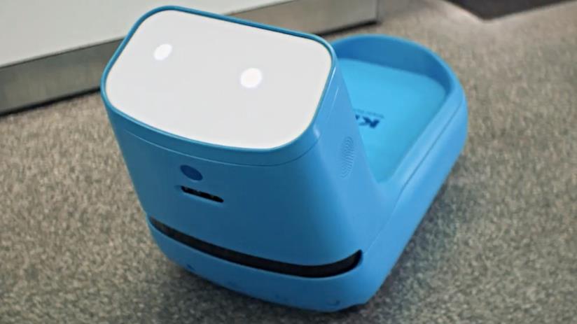 Care-E promettte di trasportare i bagagli al posto nostro in aeroporto Care-E, il robot porta bagagli