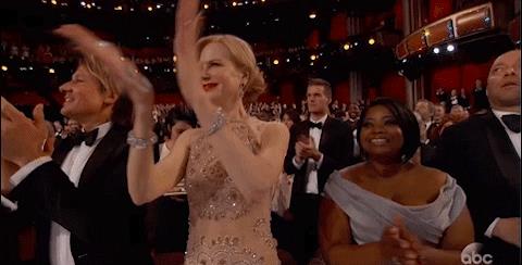 L'applauso di Nicole Kidman agli Oscar 2017 Nicole Kidman: ecco come applaude una vera diva