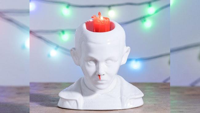 La candela di Stranger Things e dove trovarla insieme ai gadget più strani delle serie TV Il portacandele a forma di Undici, la protagonista di Stranger Things