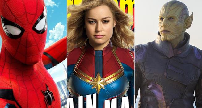 Ecco i film Marvel di prossima uscita, da Avengers: Infinity War a Captain Marvel Spider-Man, Captain Marvel e gli Skrull