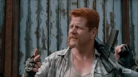 Abraham e il suo segno di pace Abe fa il gesto di pace con le dita