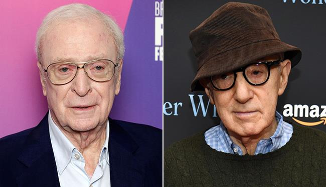 Michael Caine chiude la porta a Woody Allen: non lavorerà più con il regista Michael Caine e Woody Allen in due scatti ufficiali