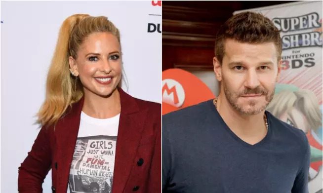 Sarah Michelle Gellar e David Boreanaz si esprimono sul reboot di Buffy Sarah Michelle Gellar e David Boreanaz in un collage