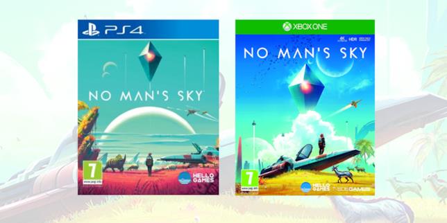 No Man's Sky arriva anche su Xbox One Le boxart di No Man's Sky in versione retail
