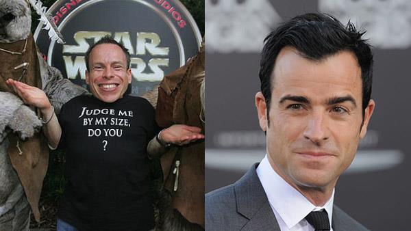 Warwick Davis e Justin Theroux Star Wars: Gli Ultimi Jedi: Warwick Davis e Justin Theroux