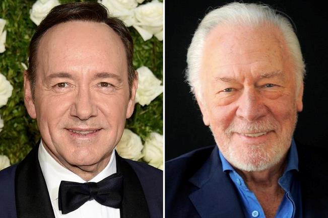 Kevin Spacey sostituito da Christopher Plummer in Tutti i Soldi del Mondo Un collage tra Kevin Spacey e Christopher Plummer