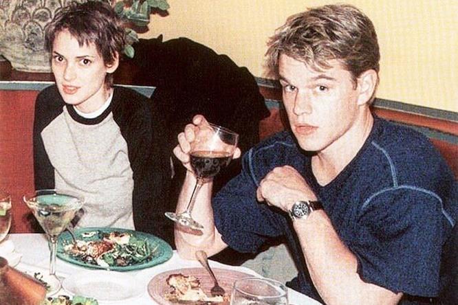 Winona Ryder e Matt Damon nei primi anni '90 Uno scatto di Winona Ryder e Matt Damon da giovani