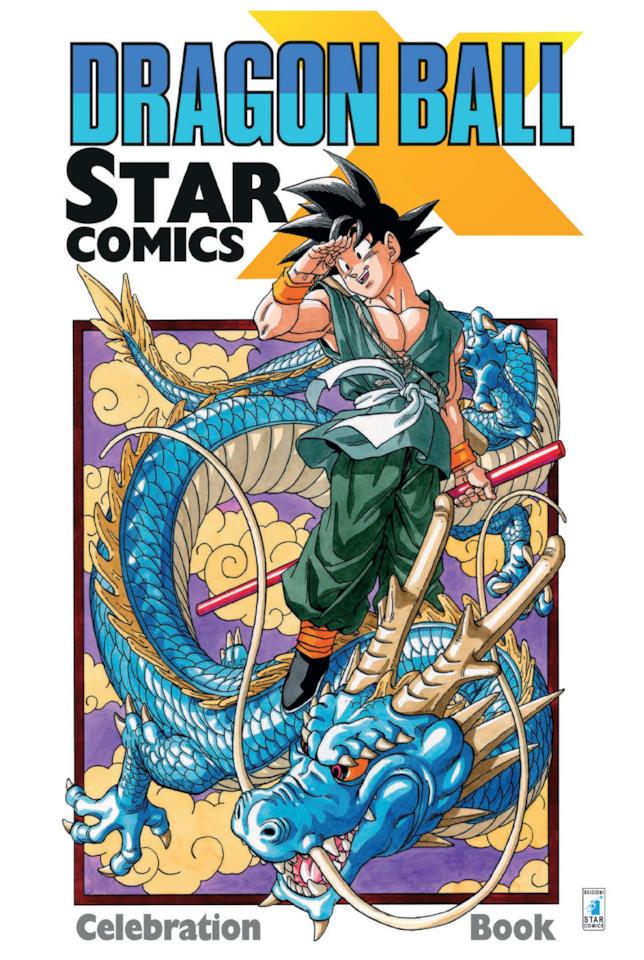 Dragon Ball X Star Comics Celebration Book Goku sulla copertrina di Dragon Ball X Star Comics Celebration Book