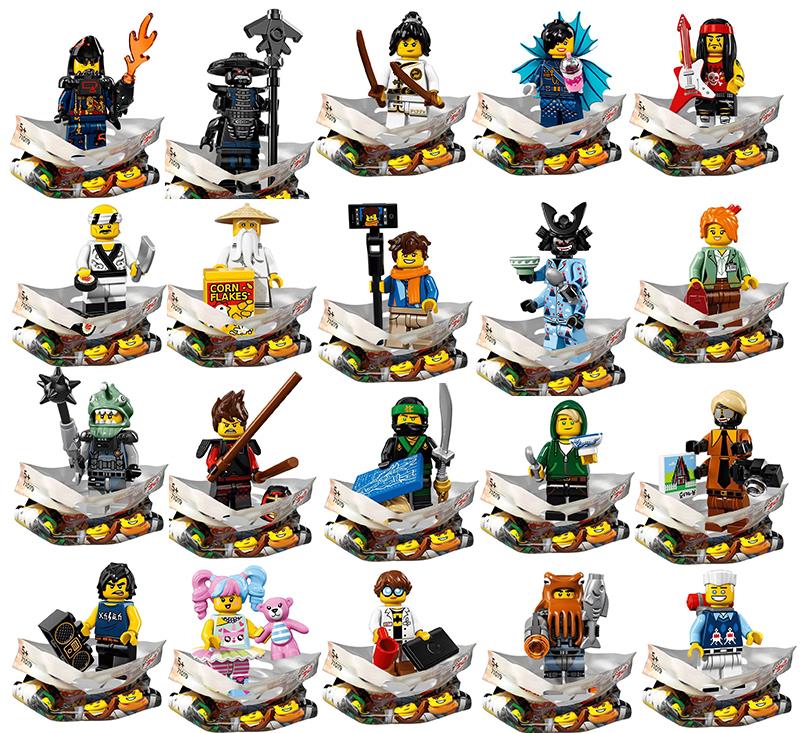 La serie di Minifigure di LEGO Ninjago - Il Film Le venti Minifigure di LEGO Ninjago - Il Film