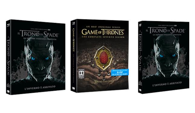 Game of Thrones 7 è arrivato in Blu-ray e DVD I boxset di Game of Thrones 7 DVD e Blu-ray
