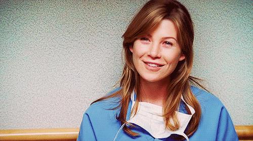 Il sorriso di una giovane Meredith Grey Meredith Grey in Grey's Anatomy