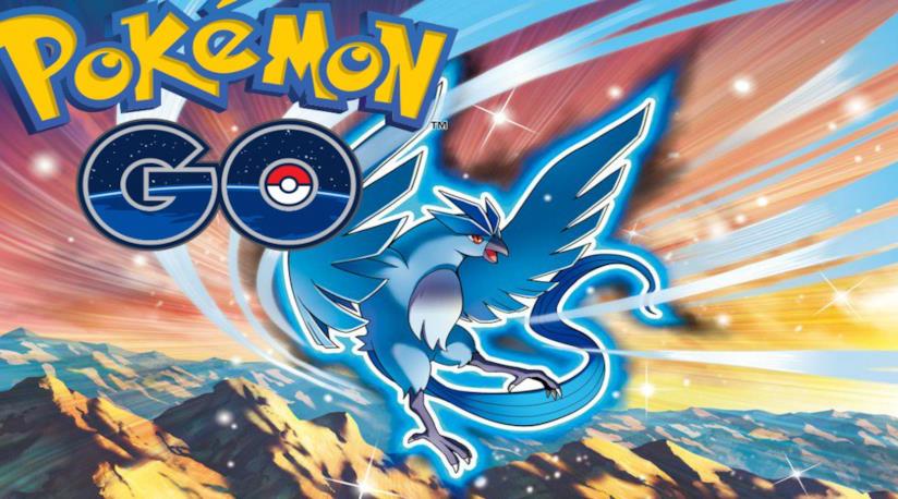 I Pokémon leggendari e le battaglie in PvP debutteranno in estate su Pokémon GO Un Pokémon leggendario campeggia accanto al logo di Pokémon GO