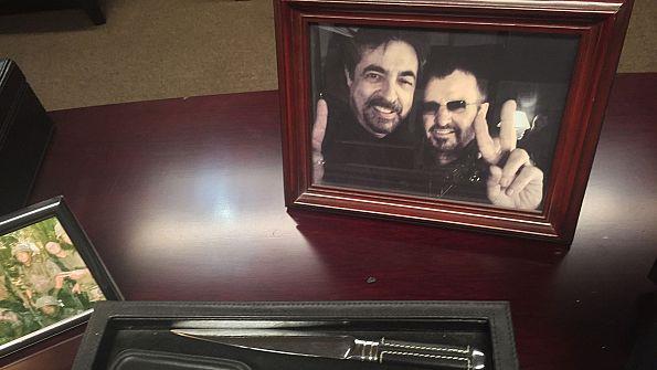 Joe Mantegna e Ringo Starr Una di Joe Mantegna e Ringo Starr