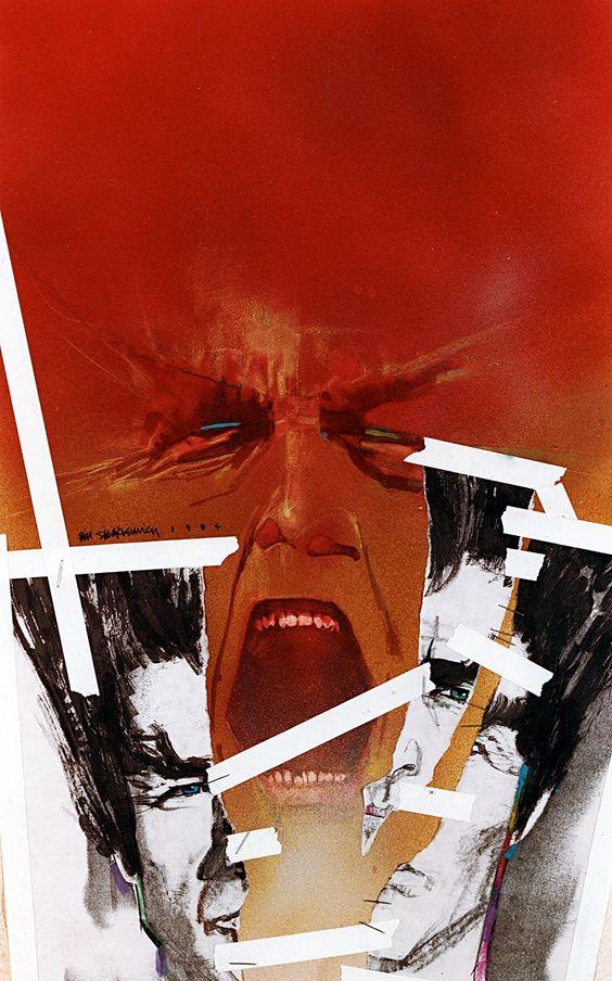 Legione di Bill Sienkiewicz Cover di New Mutants Vol 1 #26