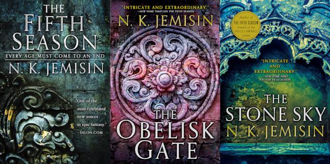 Le tre copertine di The Broken Earth Le tre copertine originali di The Broken Earth