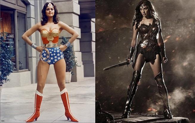 Lynda Carter e Gal Gadot Lynda Carter e Gal Gadot nei panni di Wonder Woman