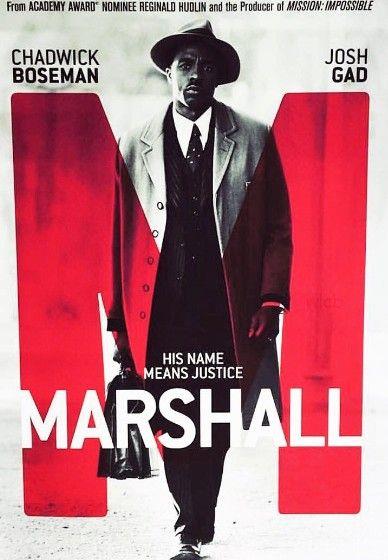 Marshall: ecco il poster del film Il poster del film Marshall con Chadwick Boseman