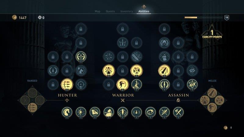 Assassin's Creed Odyssey presenta molte meccaniche da GDR Le migliori abilità di Assassin's Creed Odyssey