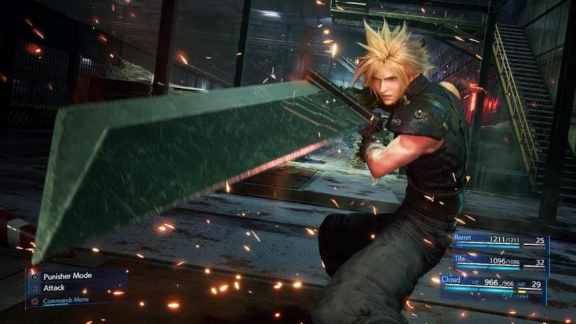 Tanti video gameplay per Final Fantasy 7 Remake dal Tokyo Game Show 2019 Cloud Strife combatte nel remake di Final Fantasy VII