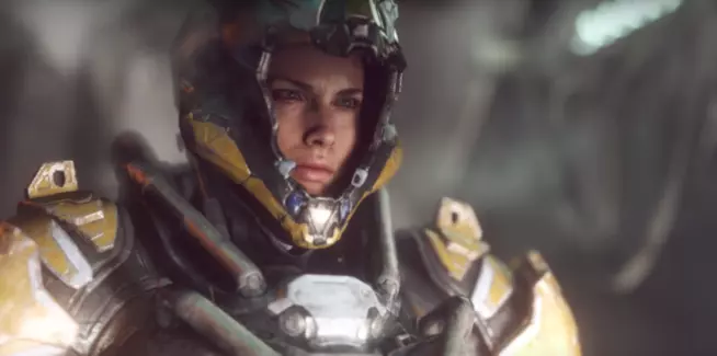 Anthem, BioWare svela informazioni inedite sul suo ultimo videogame Una soldatessa di Anthem in tenuta da combattimento