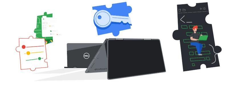 I nuovi DELL Latitude con Chrome OS per le aziende GIF sui nuovi DELL Chromebook