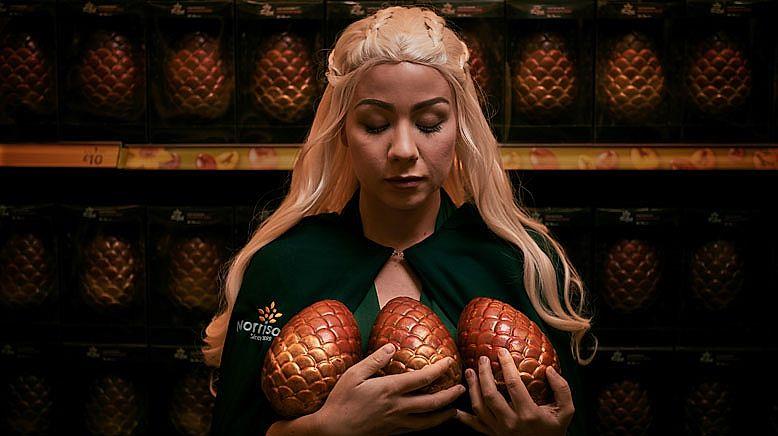 Le uova di drago al cioccolato sono le nuove uova di Pasqua Uova di drago al cioccolato prodotte dalla catena Morrisons