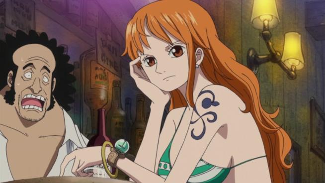 One Piece: Nami a 40 e 60 anni disegnata da Eiichiro Oda Nami nell'anime di One Piece