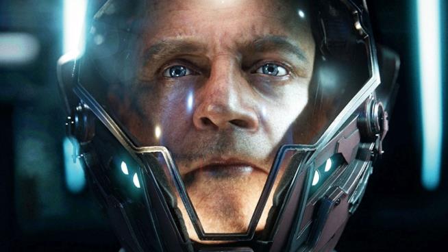 Mark Hamill viaggia tra le stelle nell'ultimo trailer di Star Citizen Un primo piano di Mark Hamill nel videogame Star Citizen