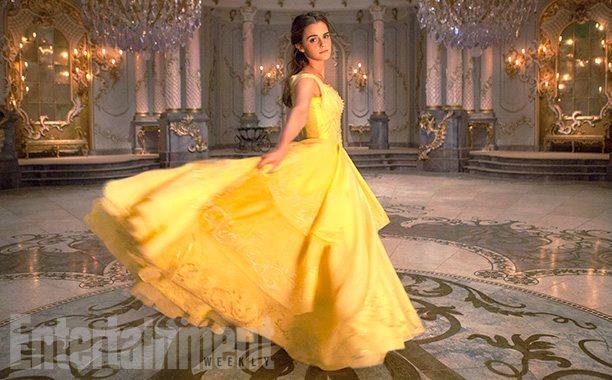 L'abito giallo di Belle Il vestito giallo oro indossato da Emma Watson