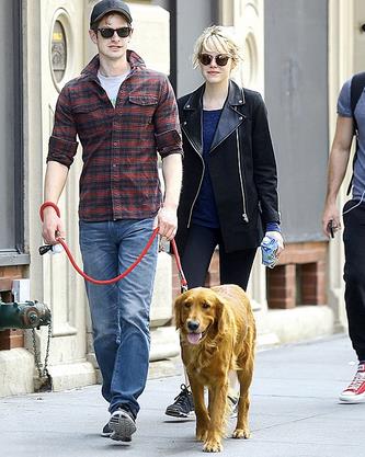 Il cane di Emma Stone Emma Stone e Andrew Garfield in un momento di felicità con Ren
