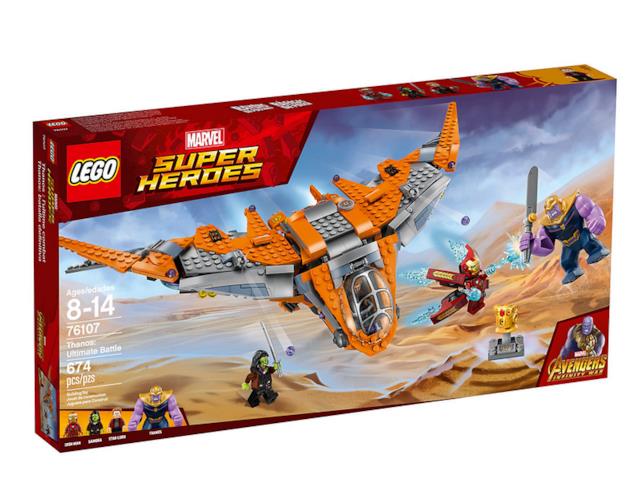 Box del set LEGO Thanos: la battaglia finale Dettagli del set Thanos: la battaglia finale di LEGO