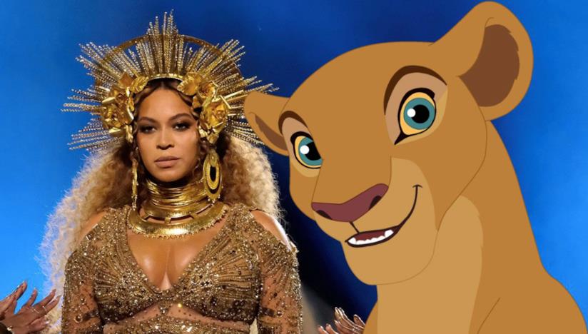 Beyoncé diventerà Nala Beyoncé in un fotomontaggio con Nala