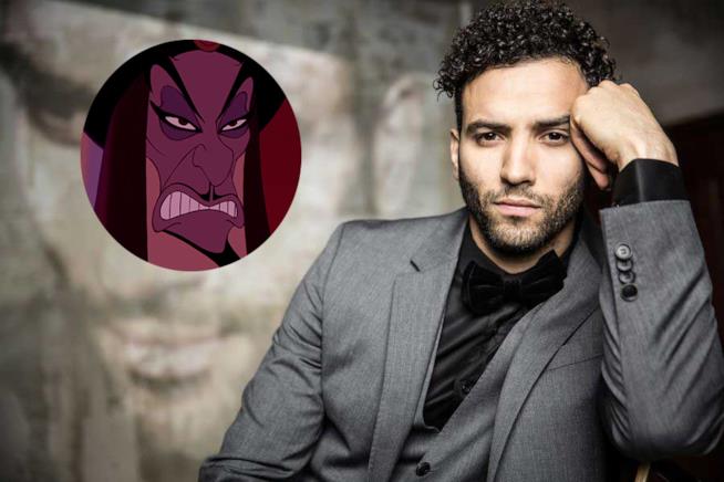 Marwan Kenzari in trattativa per Jafar in Aladdin Marwan Kenzari in posa burbera con affianco Jafar