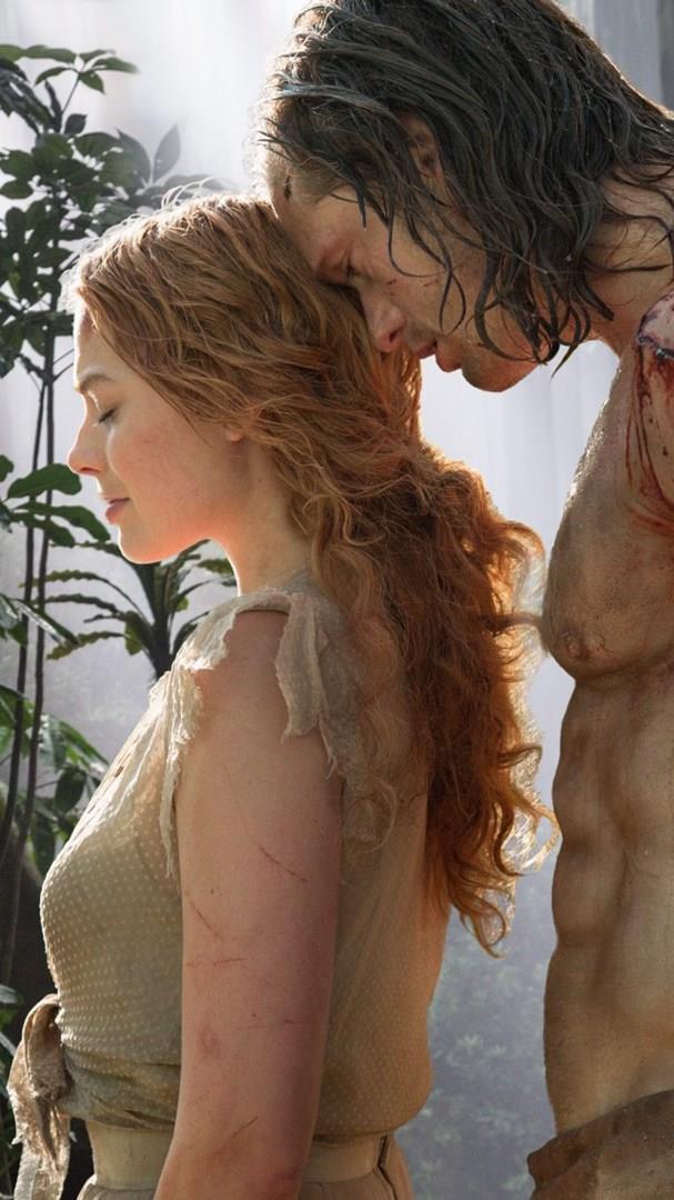 Margot Robbie e Alexander Skarsgård in The Legends of Tarzan The Legend of Tarzan Margot Robbie e Alexander Skarsgård