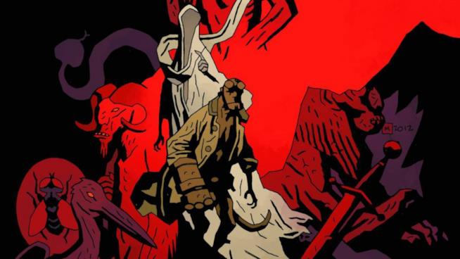 Hellboy, in arrivo una nuova graphic novel di Mike Mignola Hellboy in un disegno di Mike Mignola