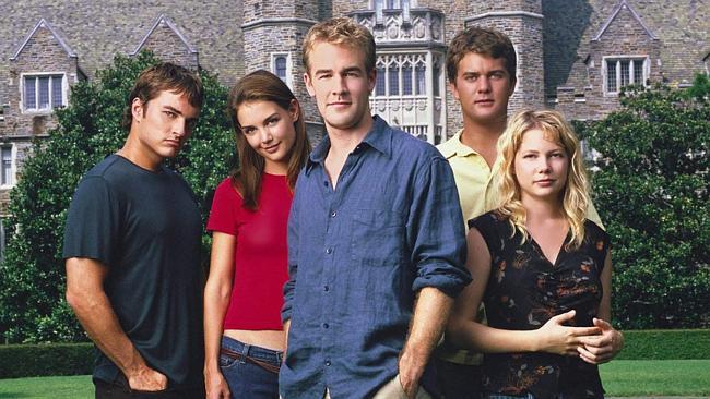 Dal serial Dawson's Creek Dawson's Creek: Kerr Smith, Katie Holmes, James Van Der Beek, Joshua Jackson e Michelle Willaims